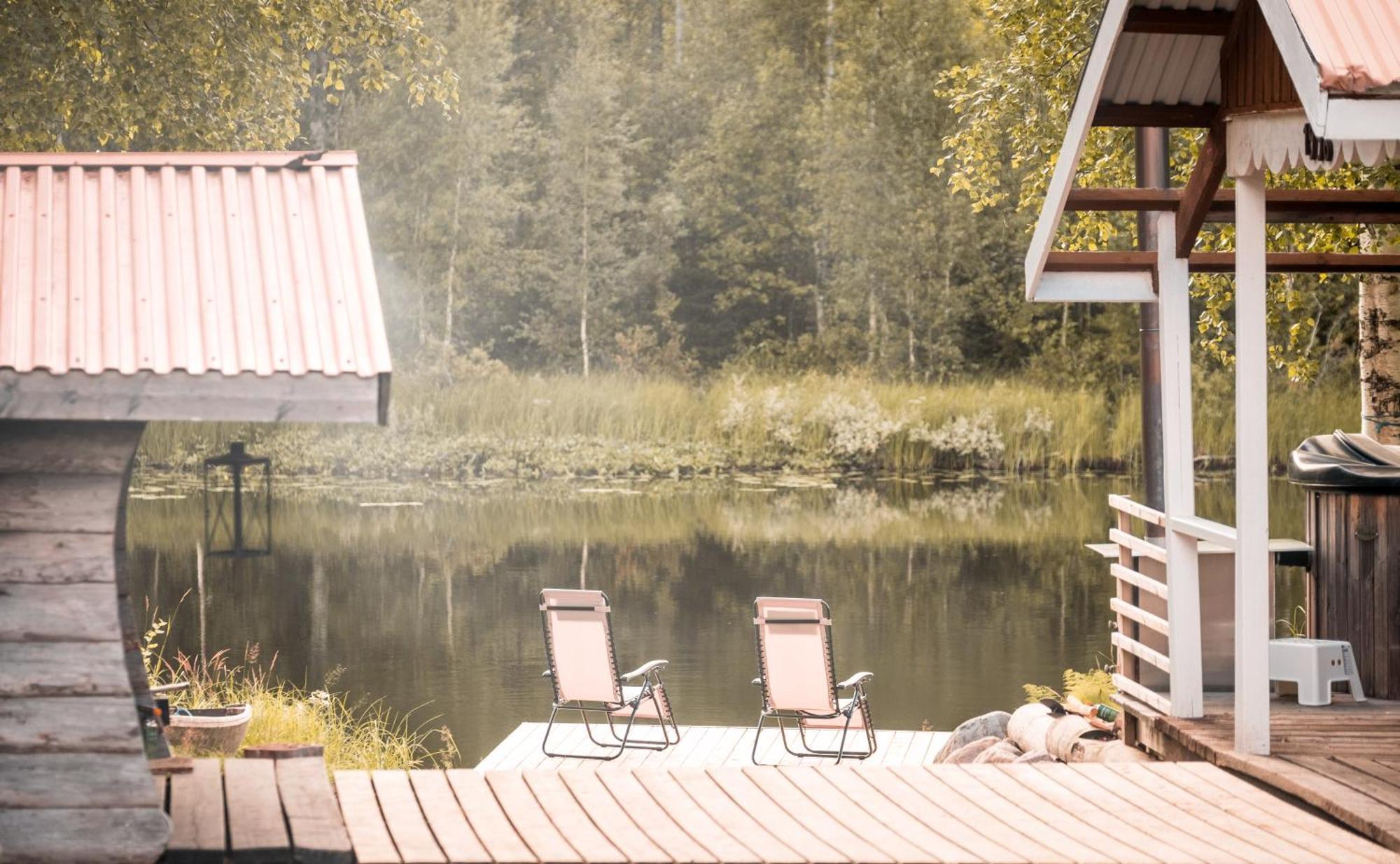Hotel Langforsen Glamping & Lapland Experience Lapptrask Exterior foto
